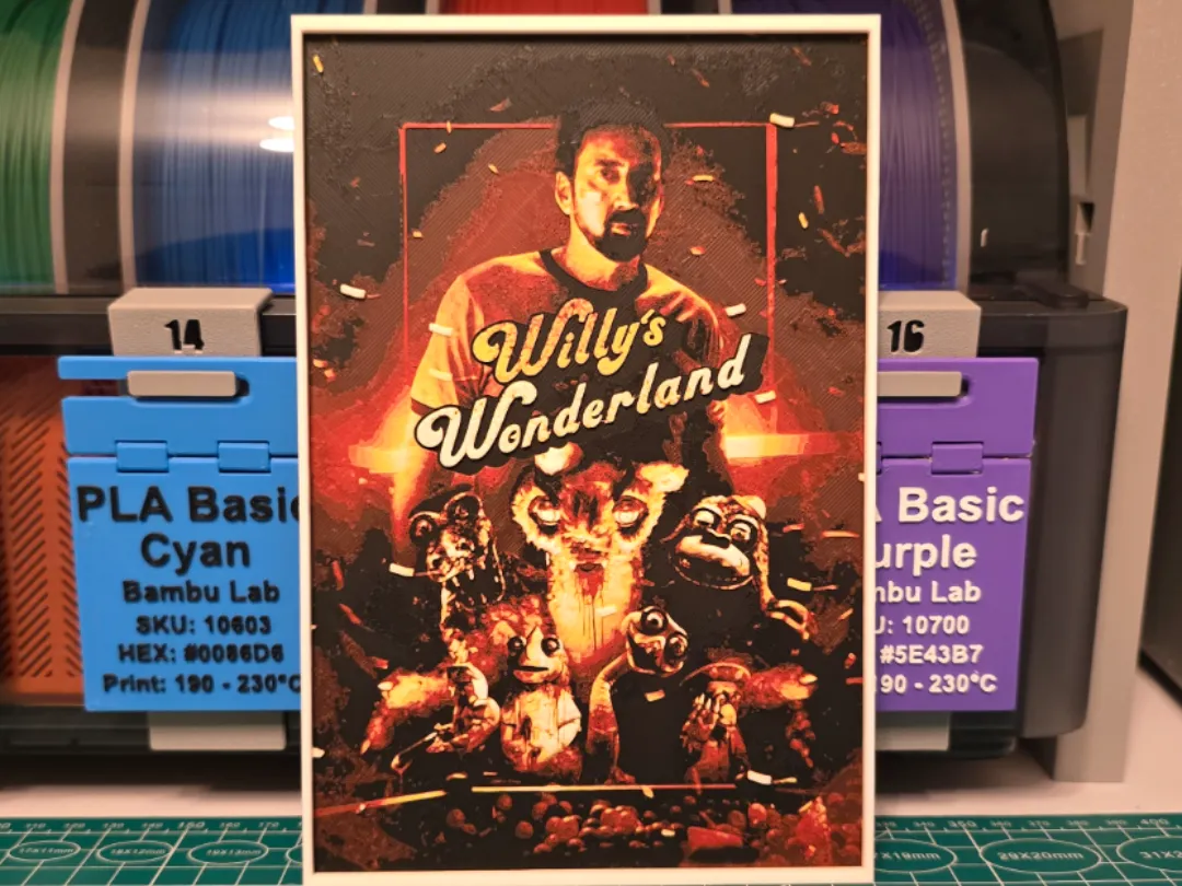 Willy's Wonderland Movie Poster - Hueforge Art