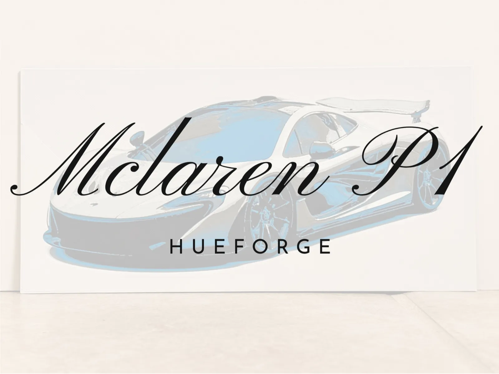 Mclaren P1 Hueforge
