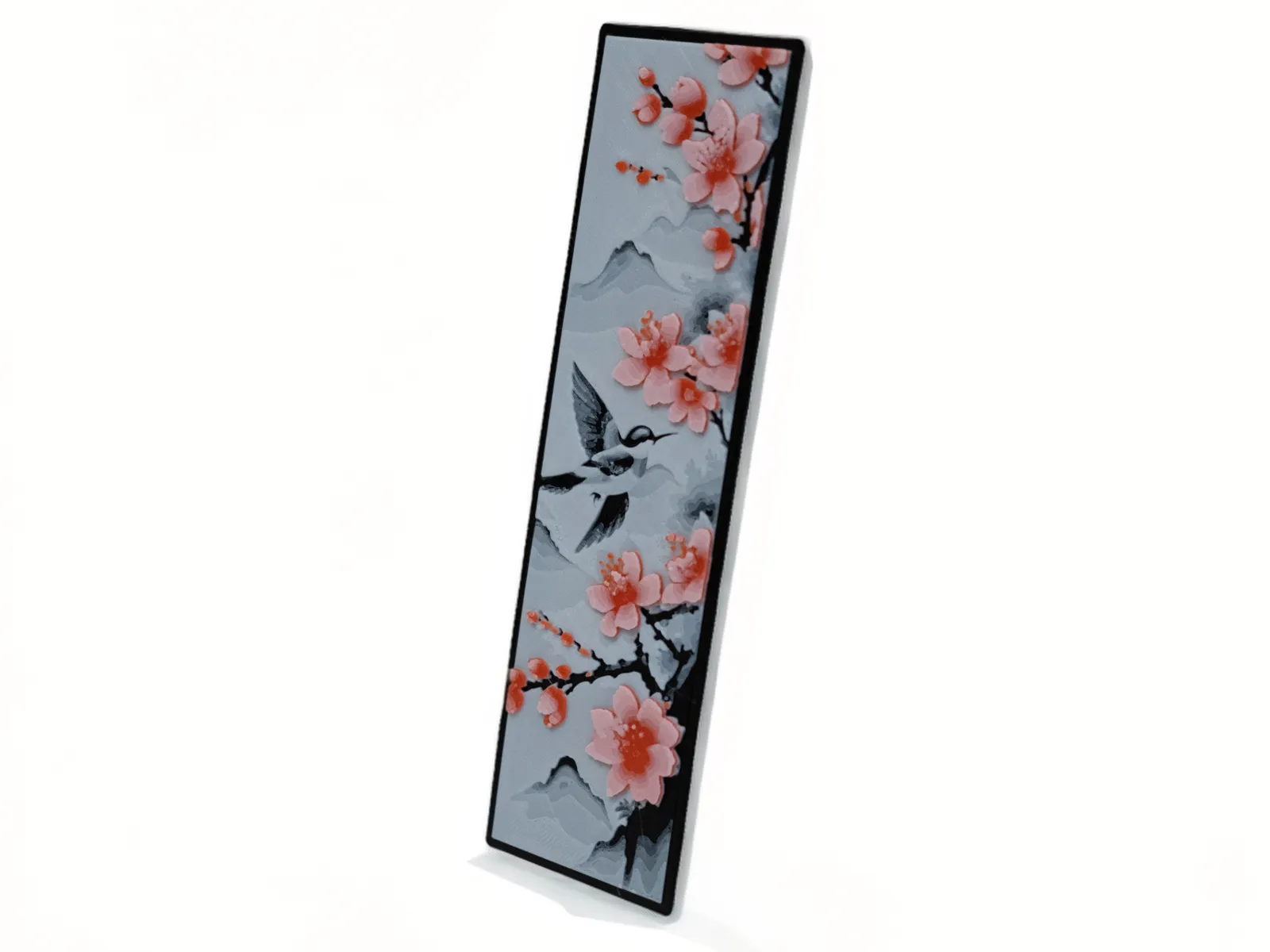 Cherry blossom bookmark Wings over cherry blossoms