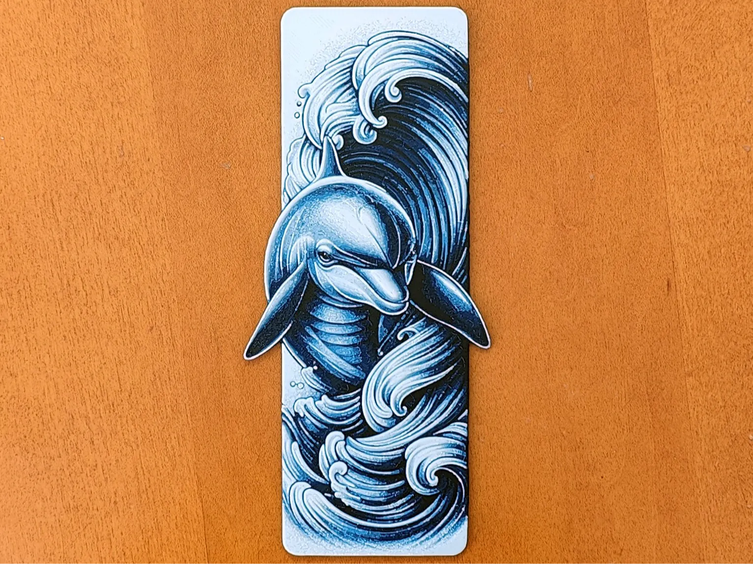 Dolphin Bookmark - Hueforge