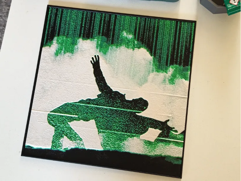 Minimalist Slim Frame for 20x20 cm HueForge Prints