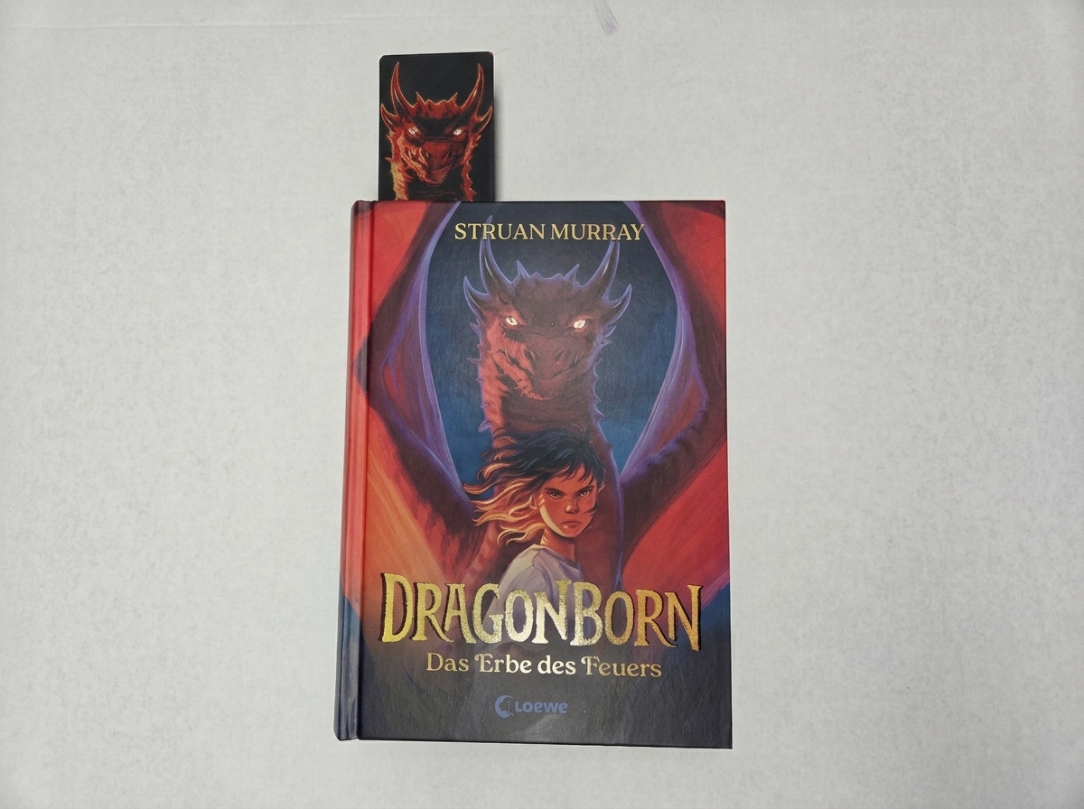 Dragenborn Lesezeichen erstes Buch HueForge Chroma
