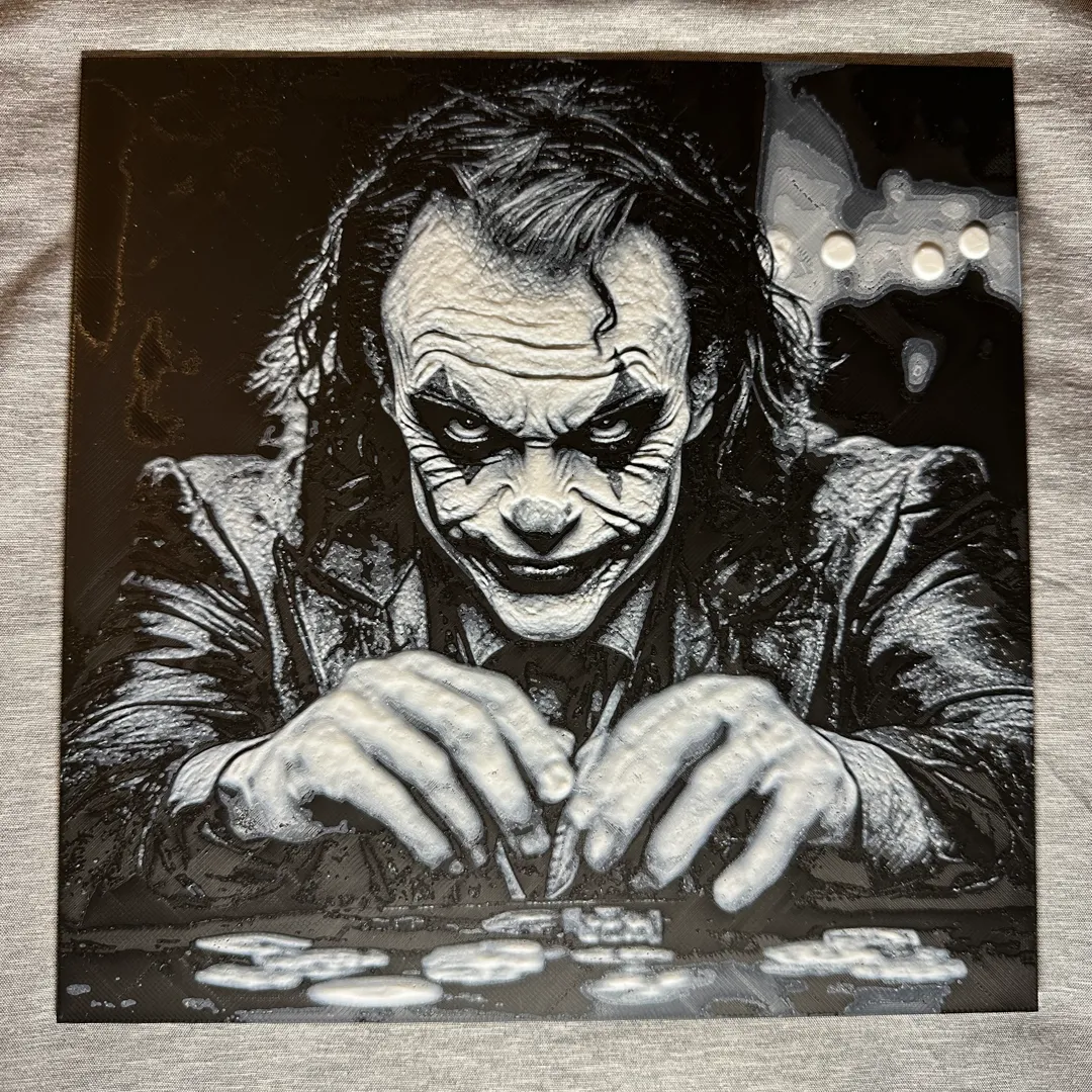 Joker Black and White Hueforge