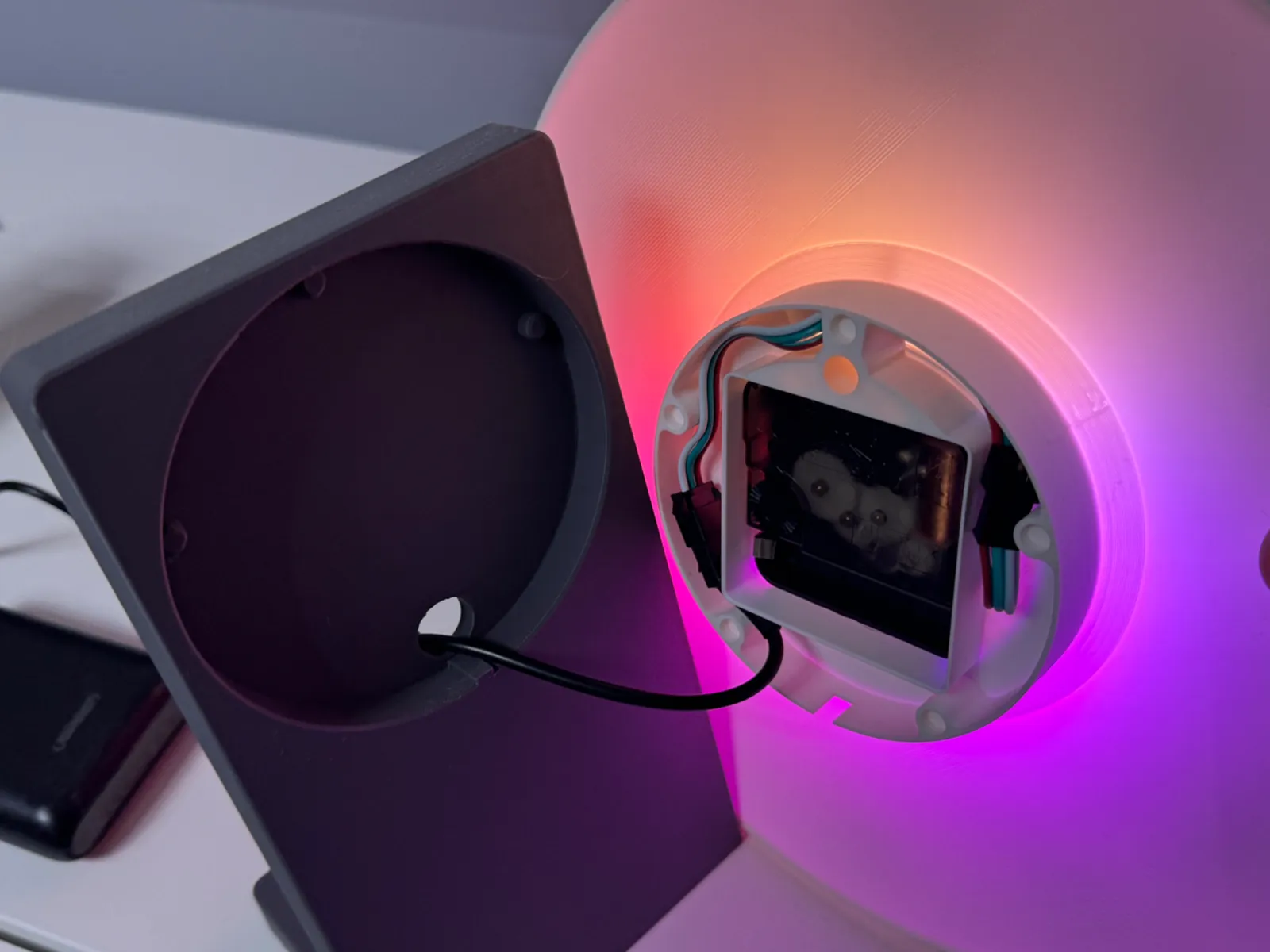 Wallmount + Stand for LED-Translucent Clockfaces