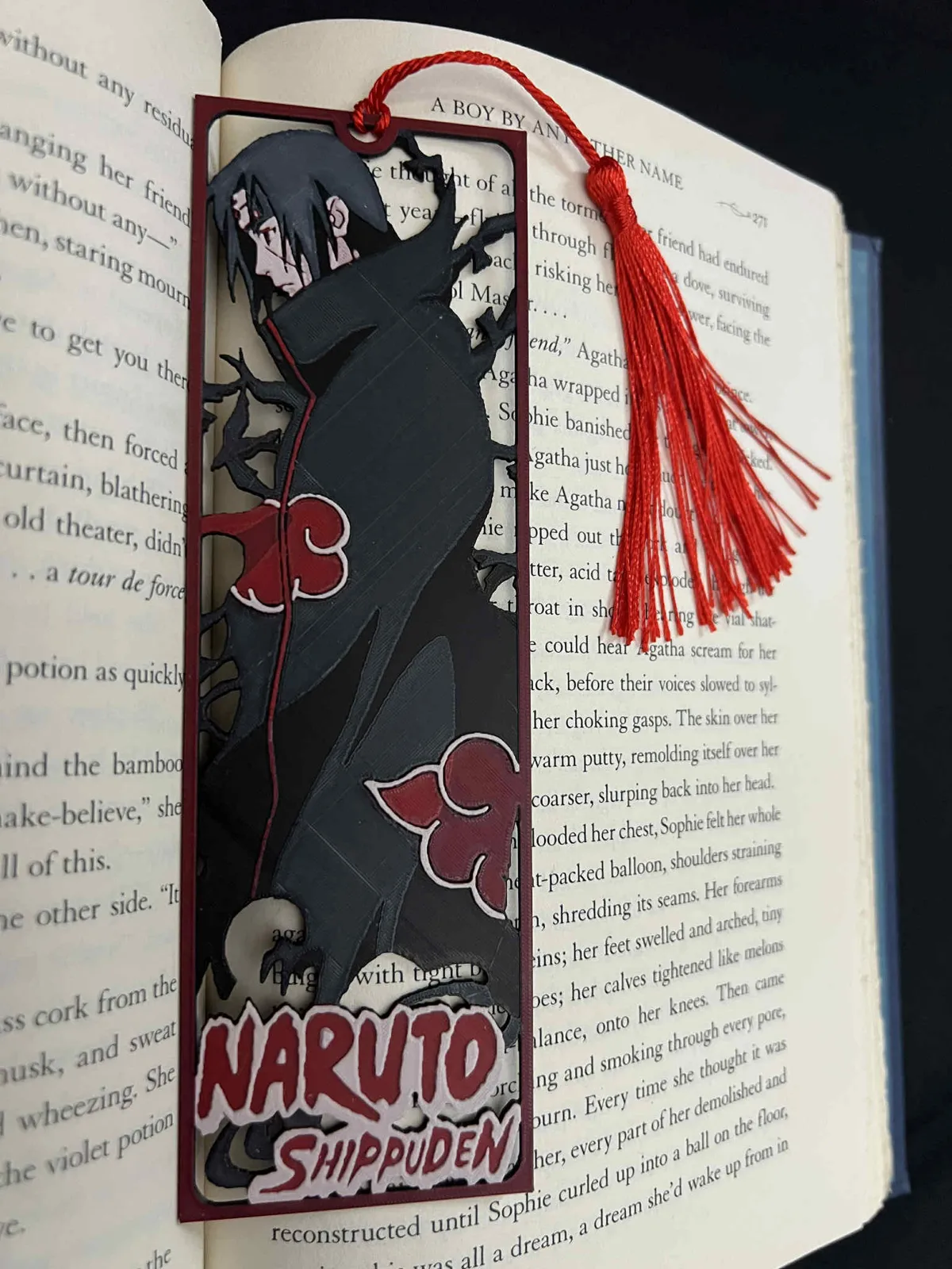 Itachi Uchiha, Naruto, Framed Cutout Bookmark