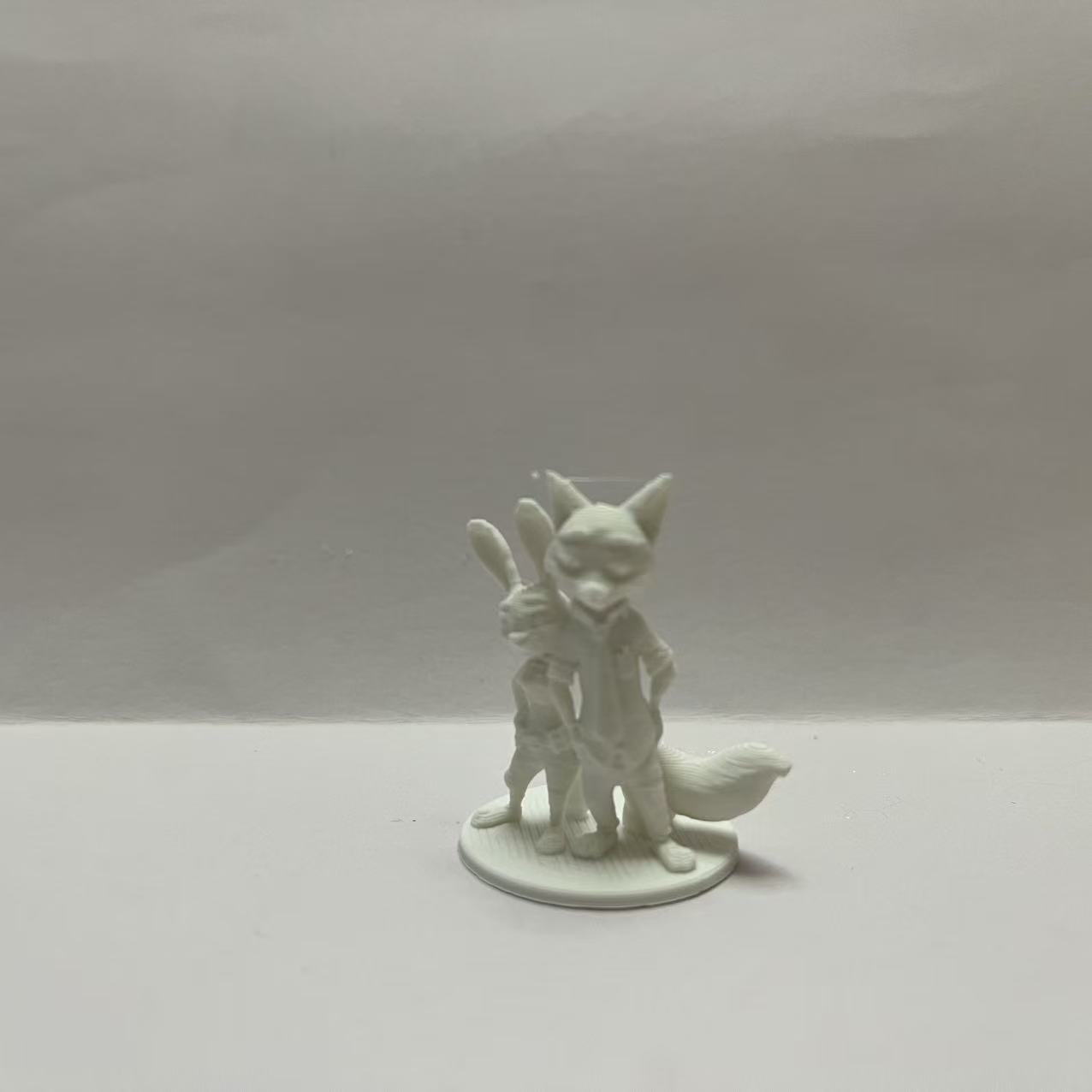 朱迪和尼克-疯狂动物城2周边手办摆件-儿童涂色玩具