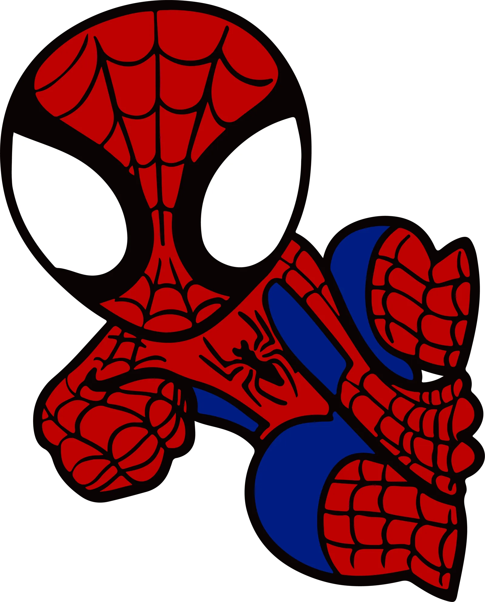 HueForge Spiderman