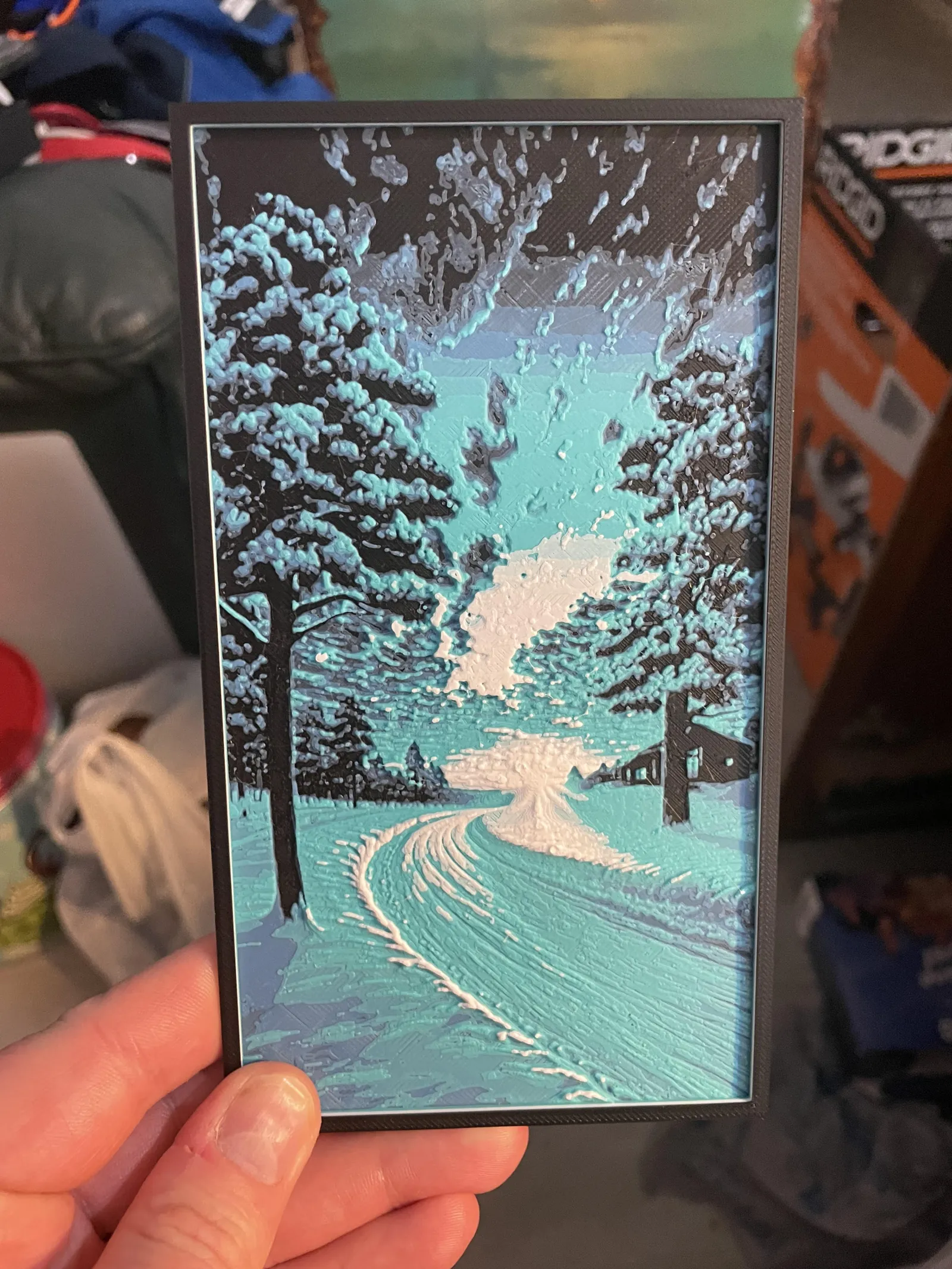 Winter Road and Trees