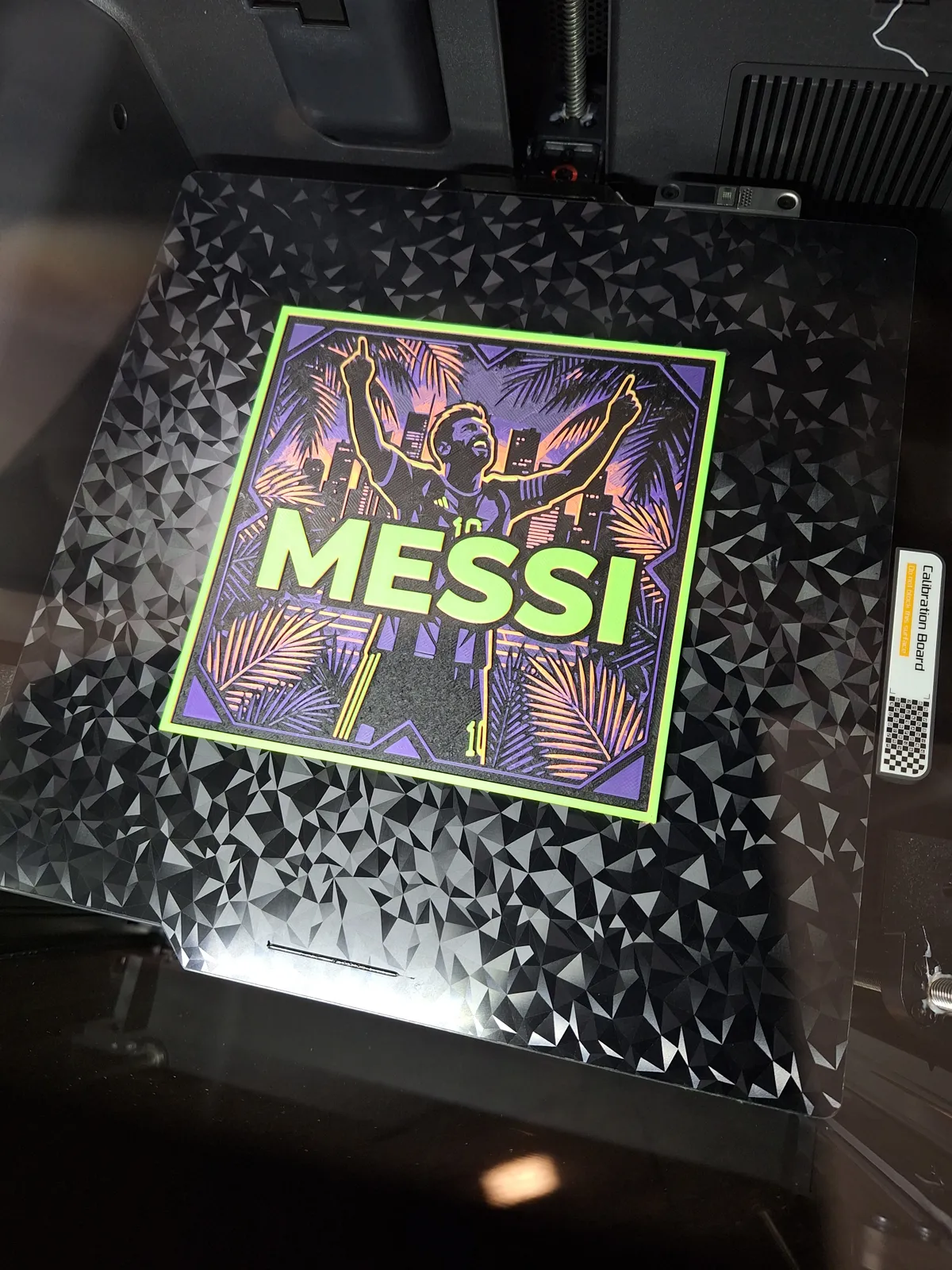 Neon Messi - Hueforge