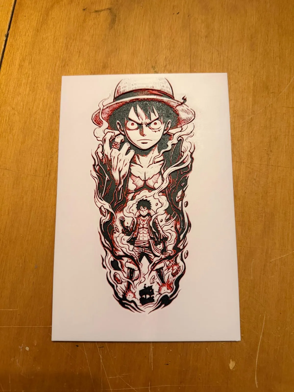 Hueforge Luffy