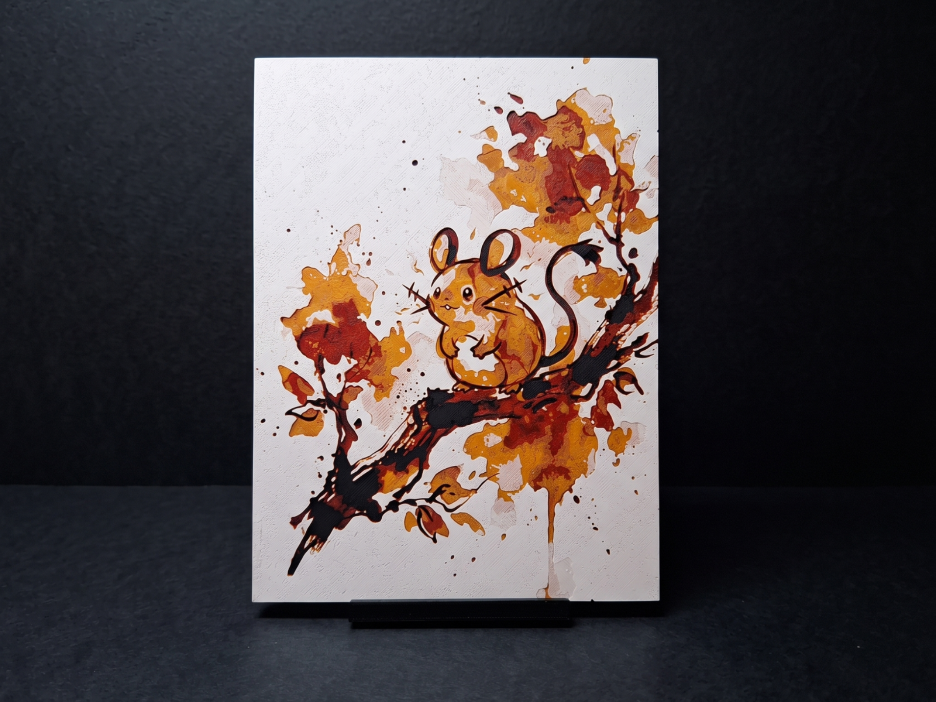 Dedenne Watercolour - Hueforge Wall Art
