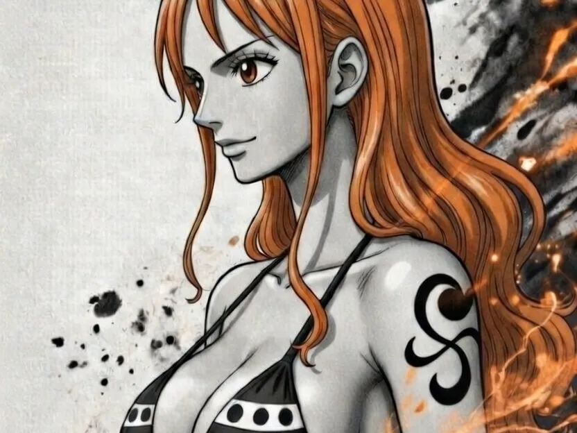 Nami – One Piece | Arte de pared 3D Hueforge