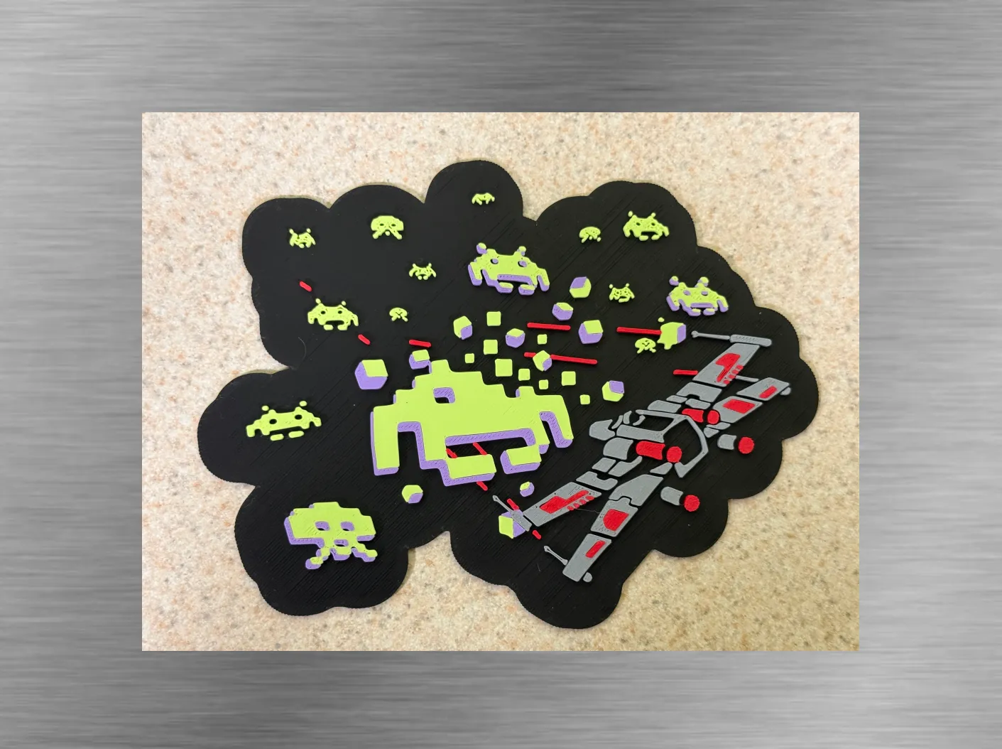 Space Invaders Art Remix
