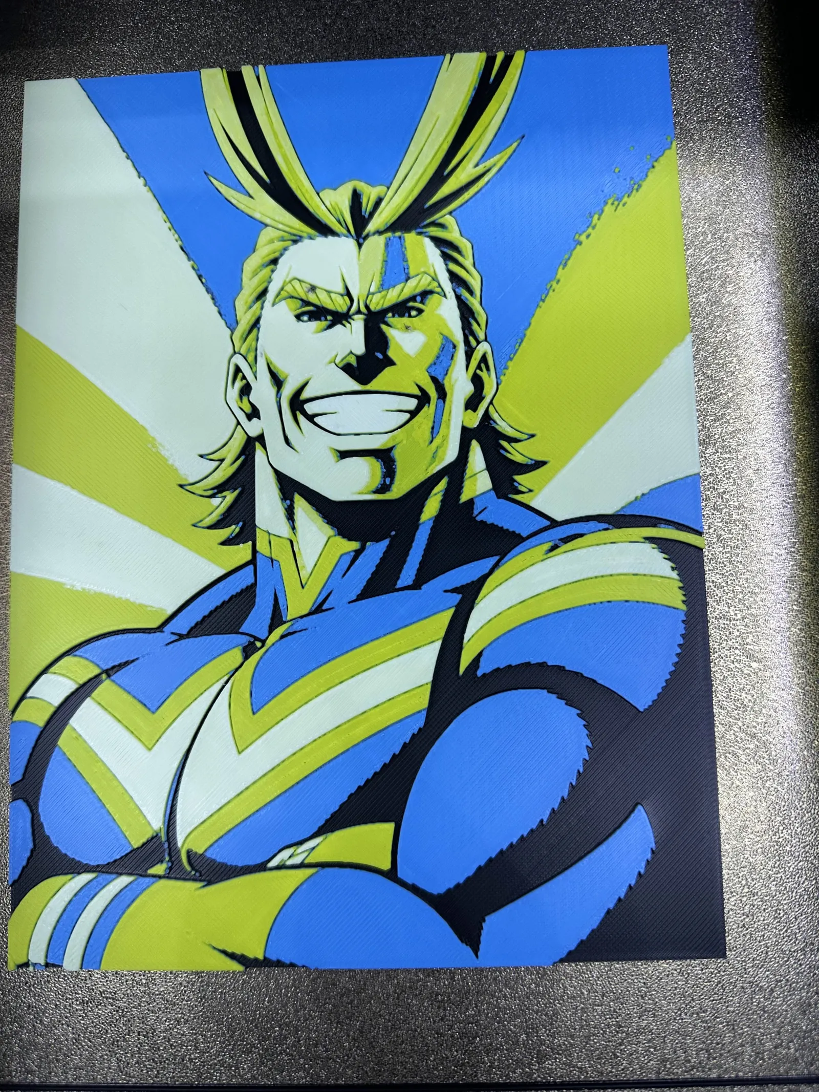 All Might (MHA) Hueforge 4 colours