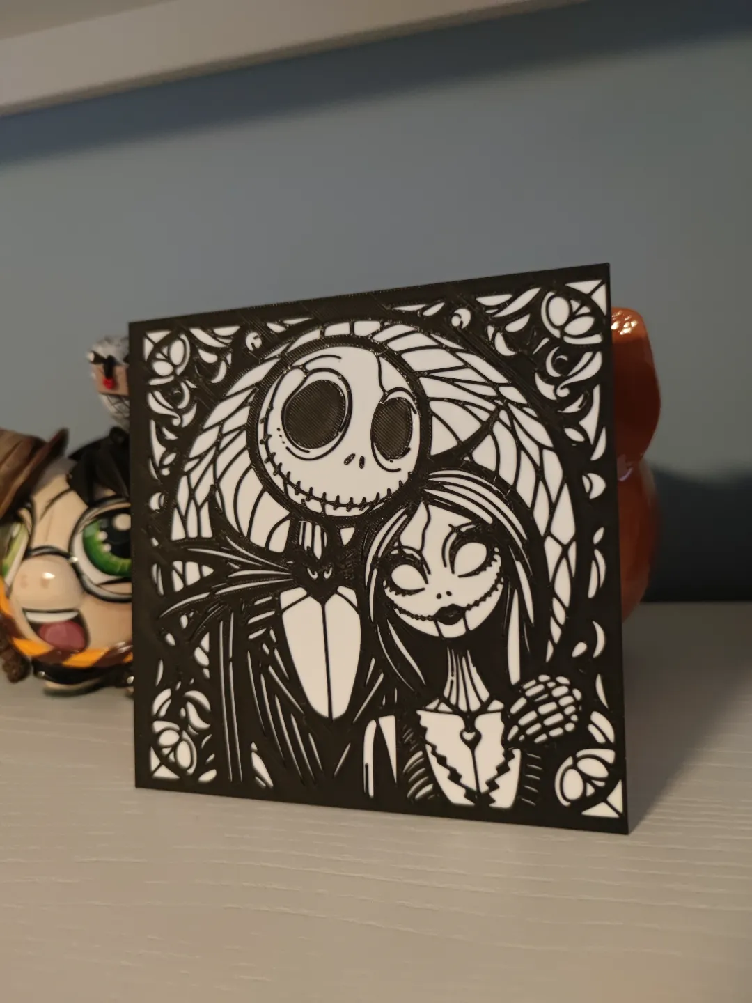 Canvas Jack Skellington y Sally