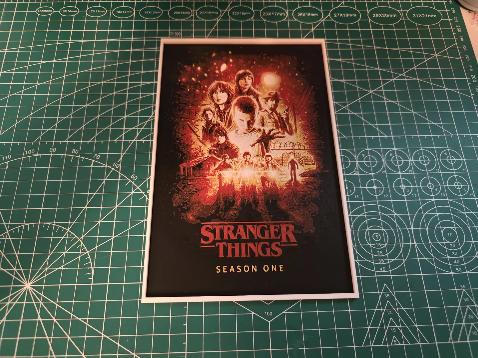 Stranger Things Season 1 Poster - Hueforge Art