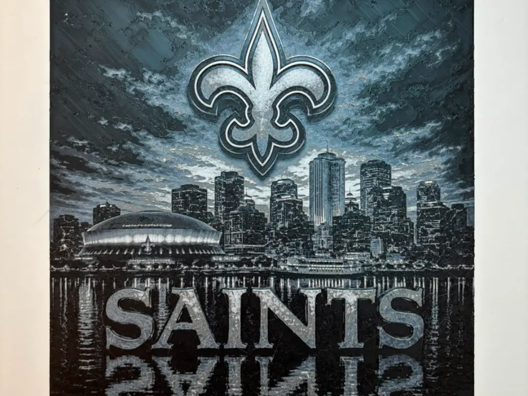 New Orleans Saints with Skyline