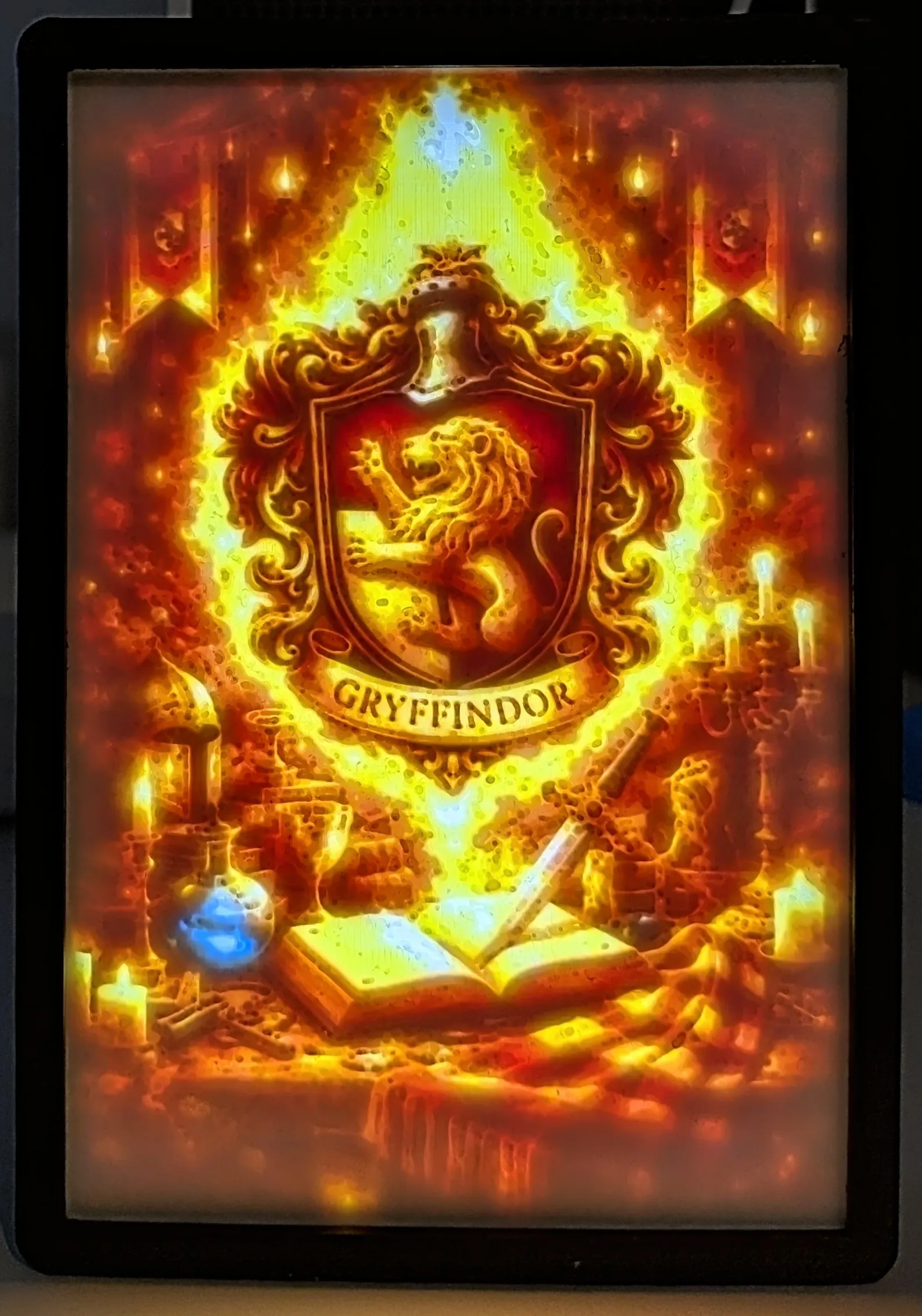 Harry Potter Gryffindor House Crest litho