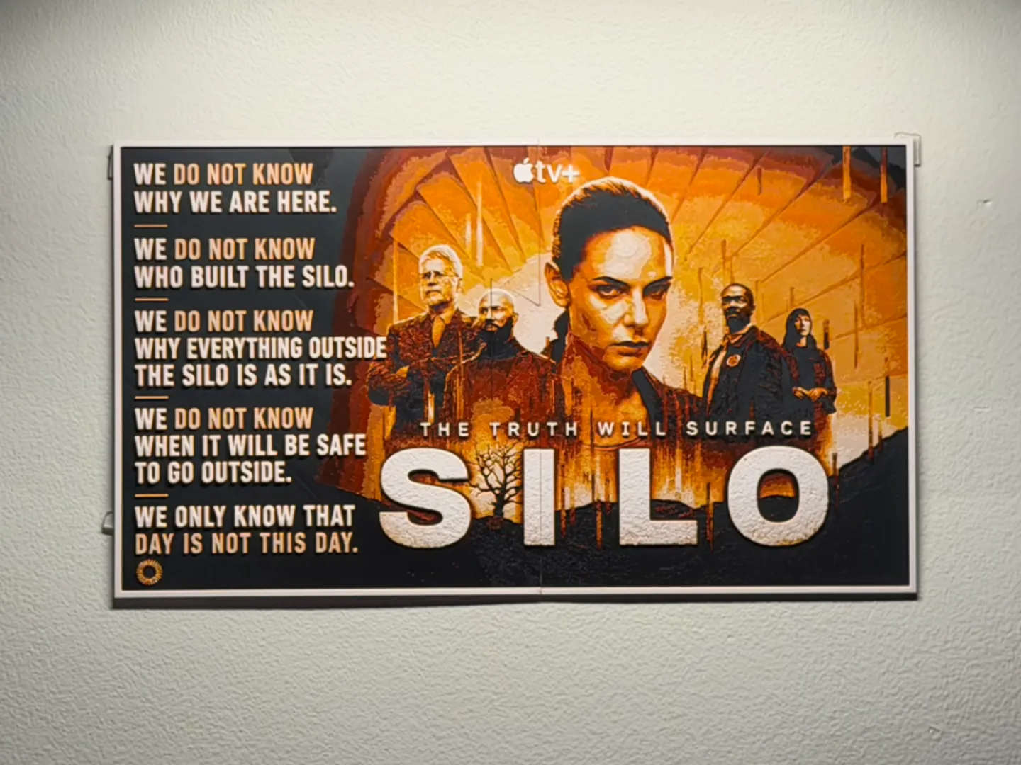 Silo TV Show HueForge Poster