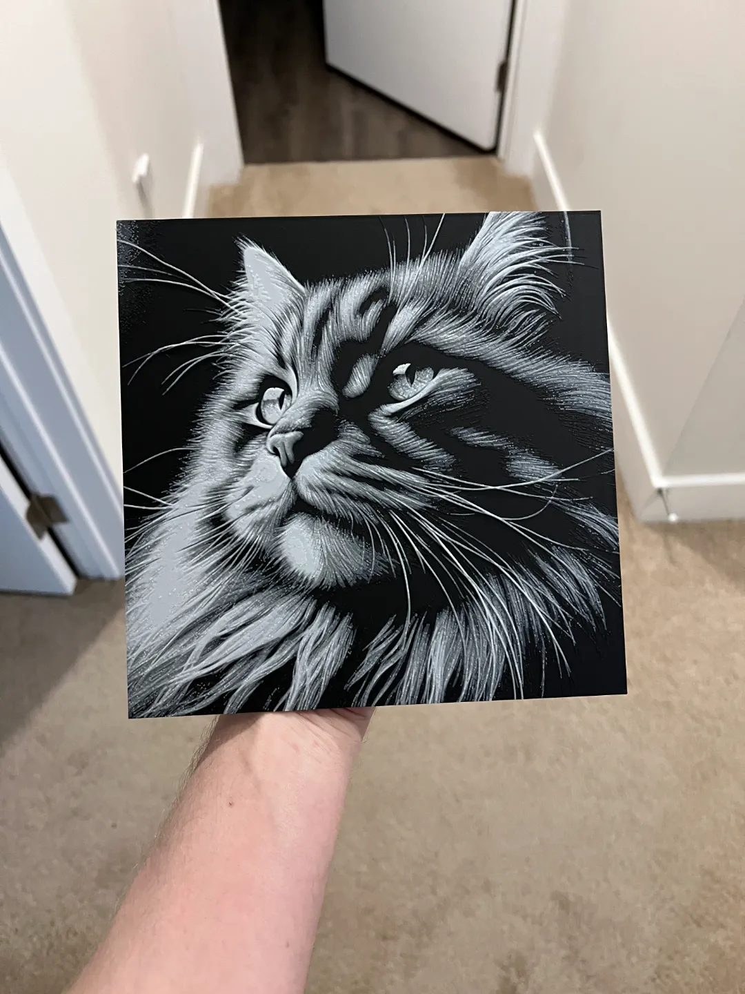 Cat Face Hueforge