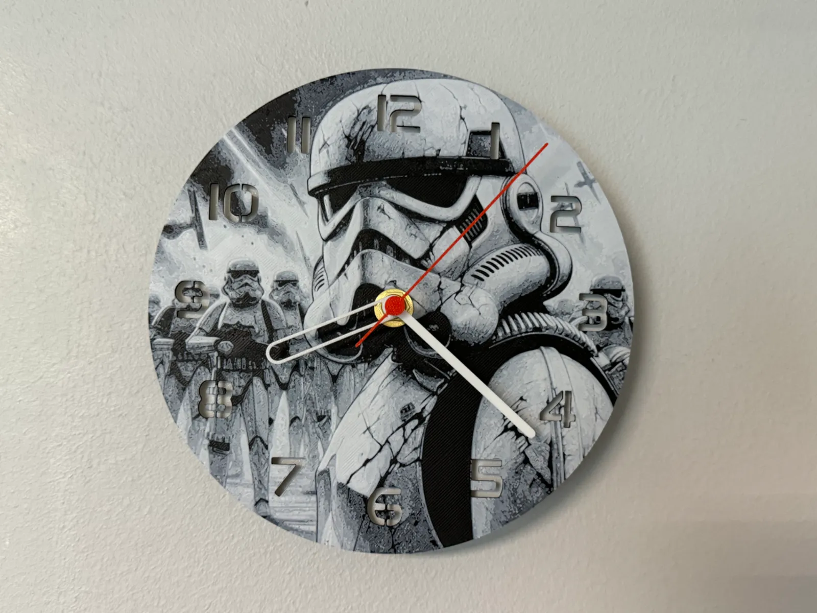 Wall Clock / Wanduhr StormTrooper Star Wars kit011