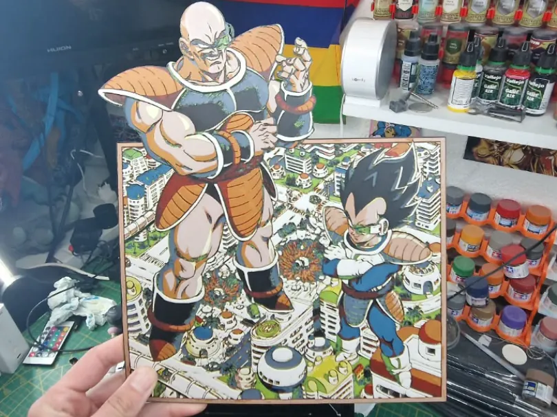Nappa & Vegeta - Dragon Ball Hueforge