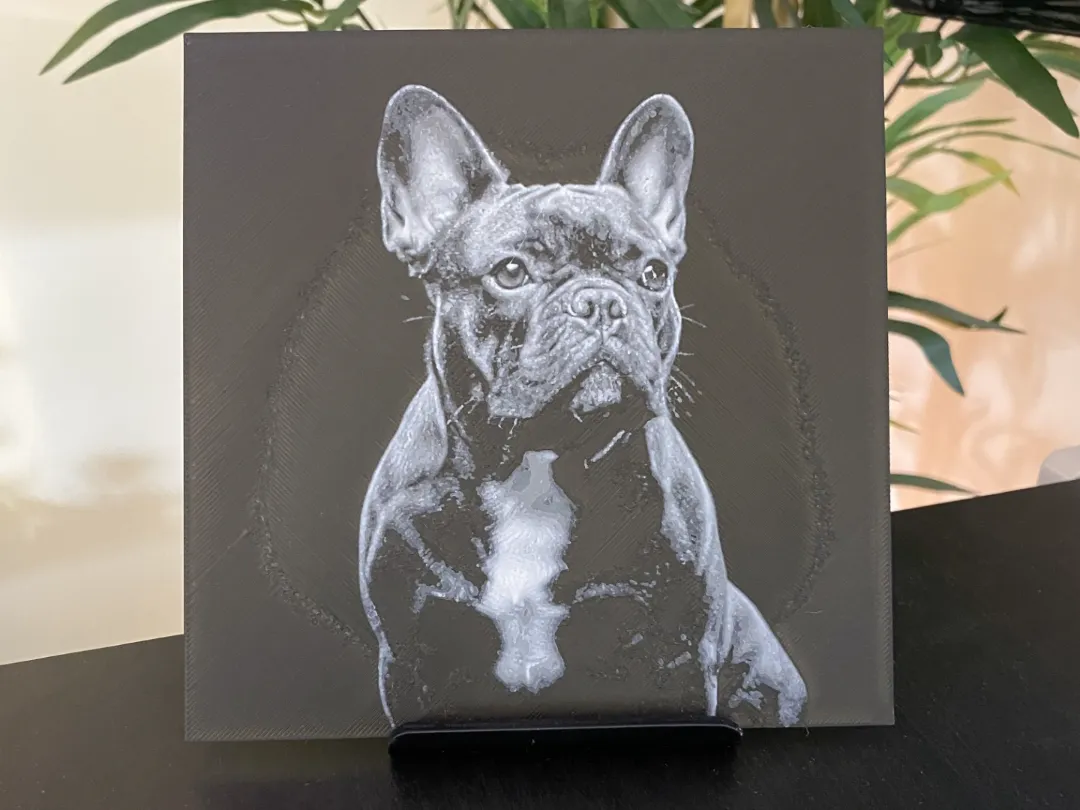 French Bulldog Hueforge