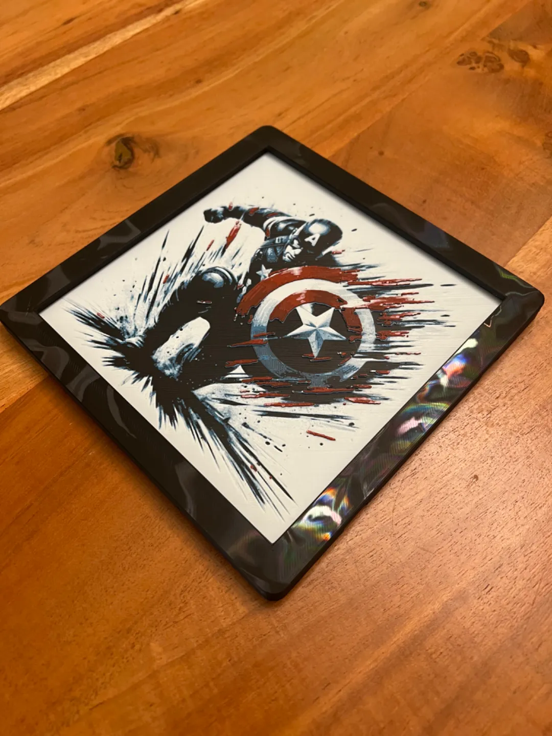 Captain America in Blue