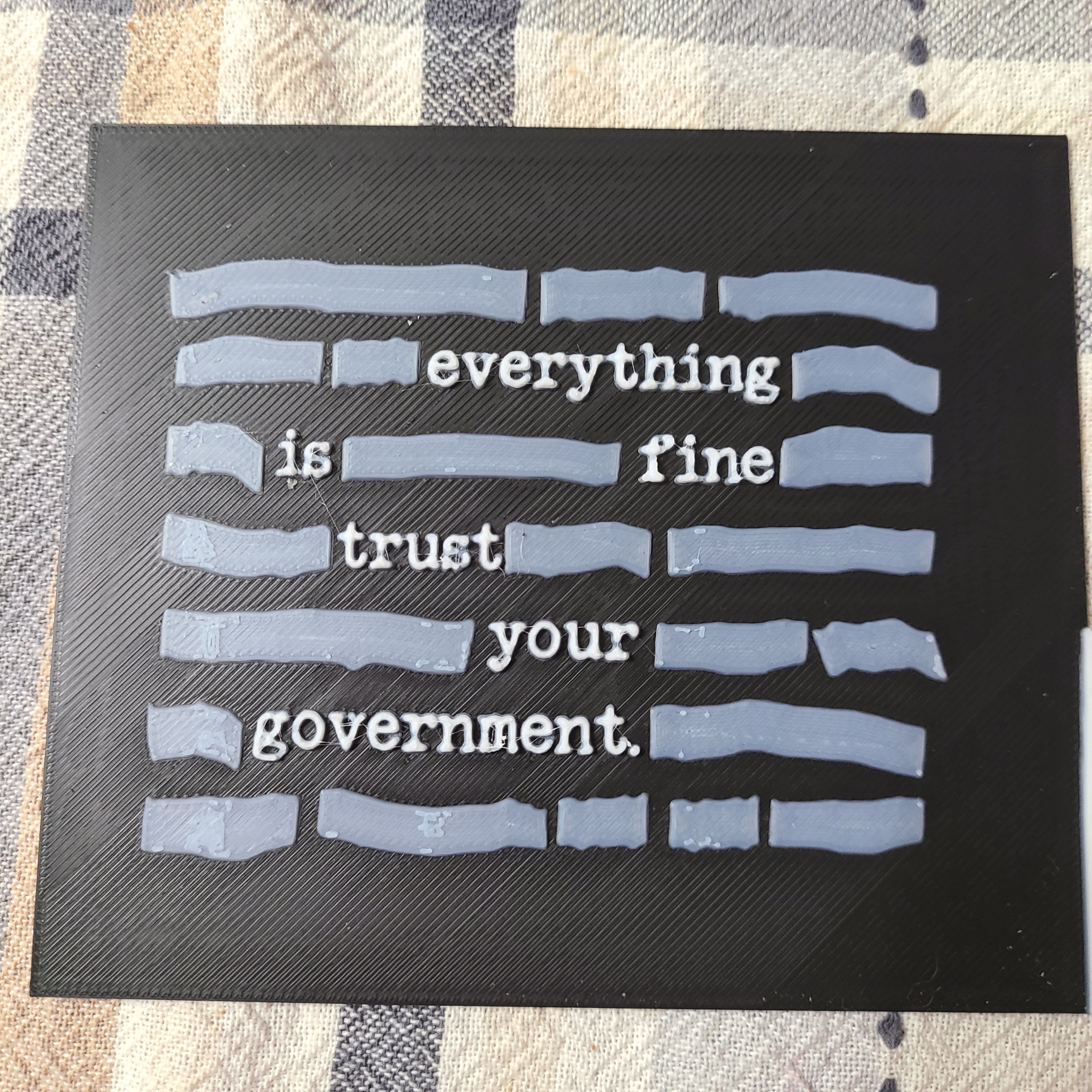 Trust your government