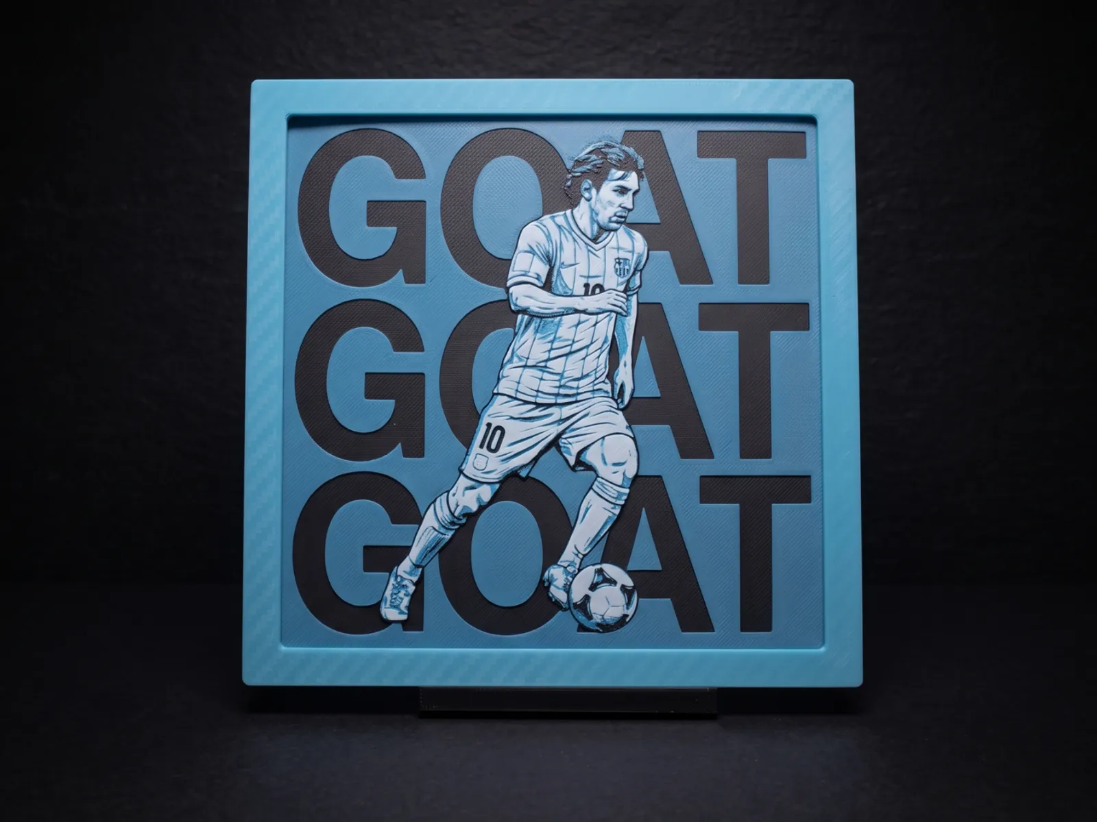 Messi Goat - 3 Colour Hueforge