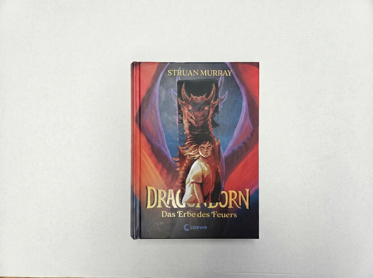 Dragenborn Lesezeichen erstes Buch HueForge Chroma