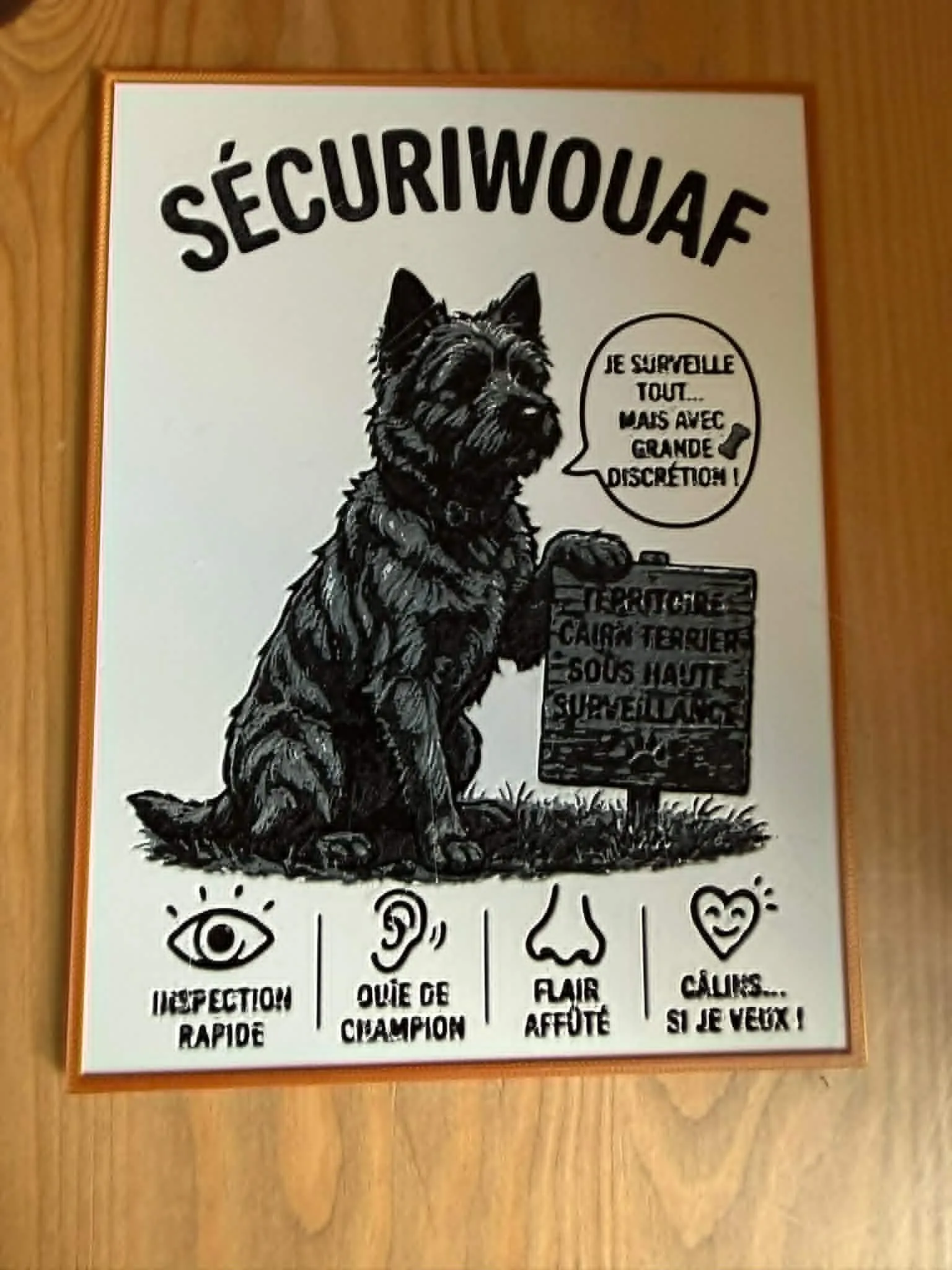 pas ams requis, cairn terrier securiwouaf