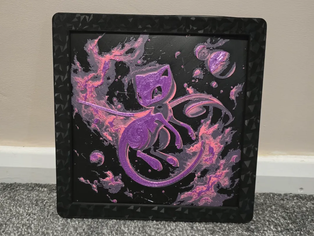 Pokémon Mew in space hue forge