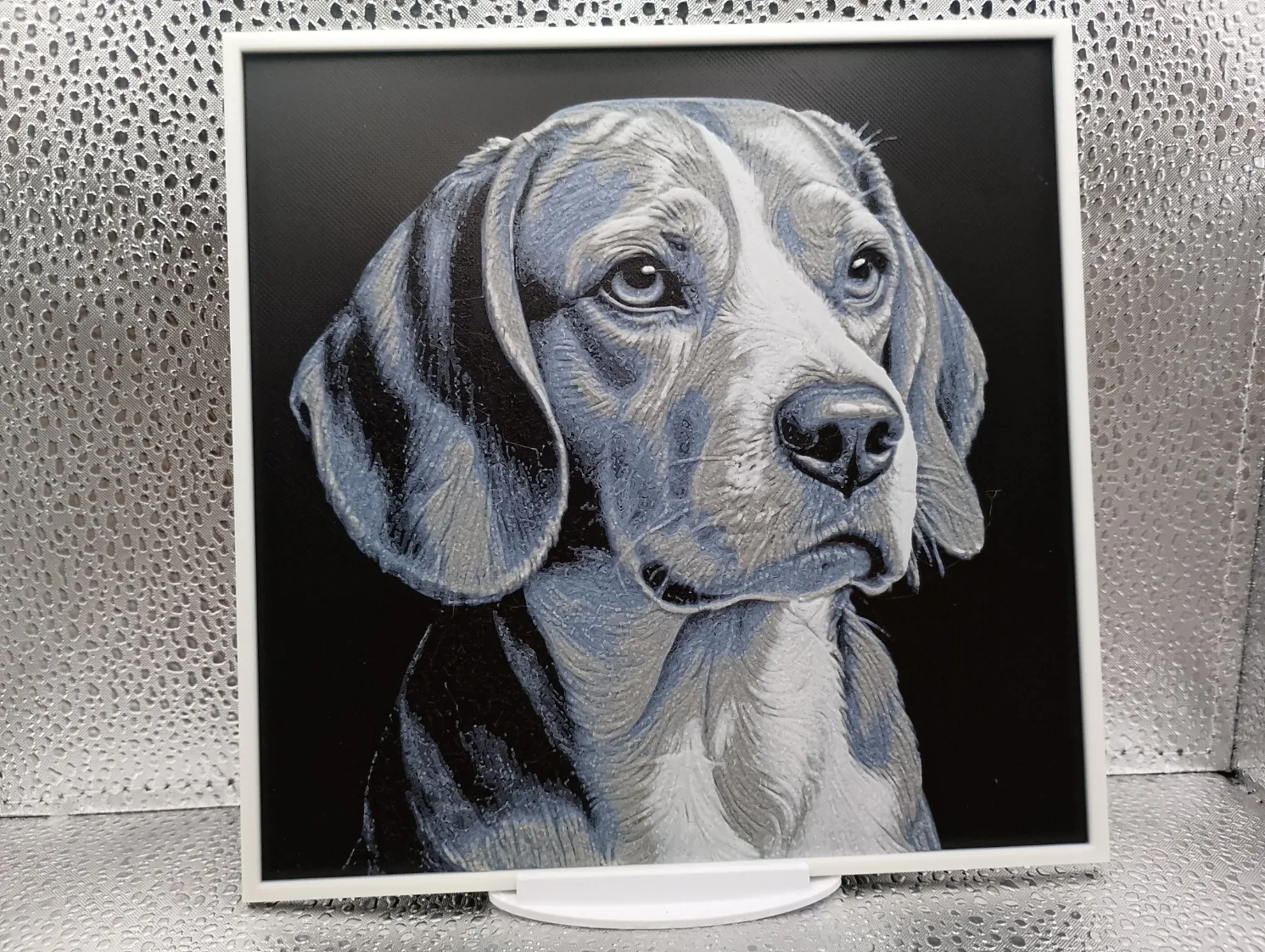 Beagle – Hueforge 3D-Printed Artwork