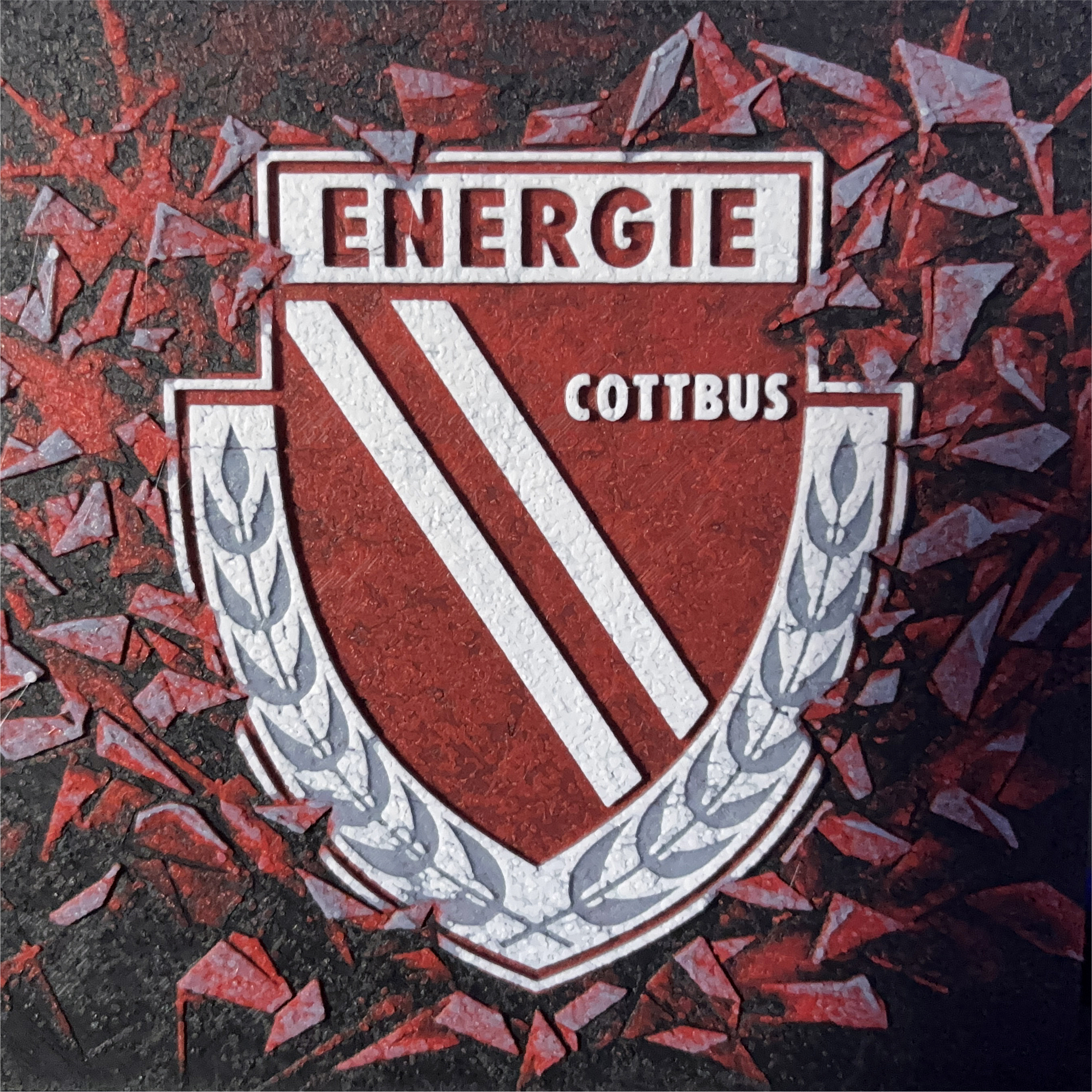 Energie Cottbus Graffiti Hueforge