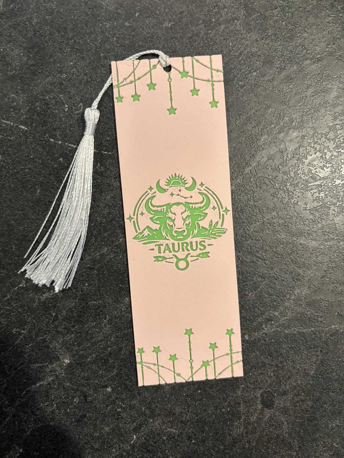 Taurus Zodiac Sign Bookmark Hueforge