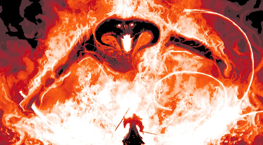 Balrog Lord of The Rings HueForge