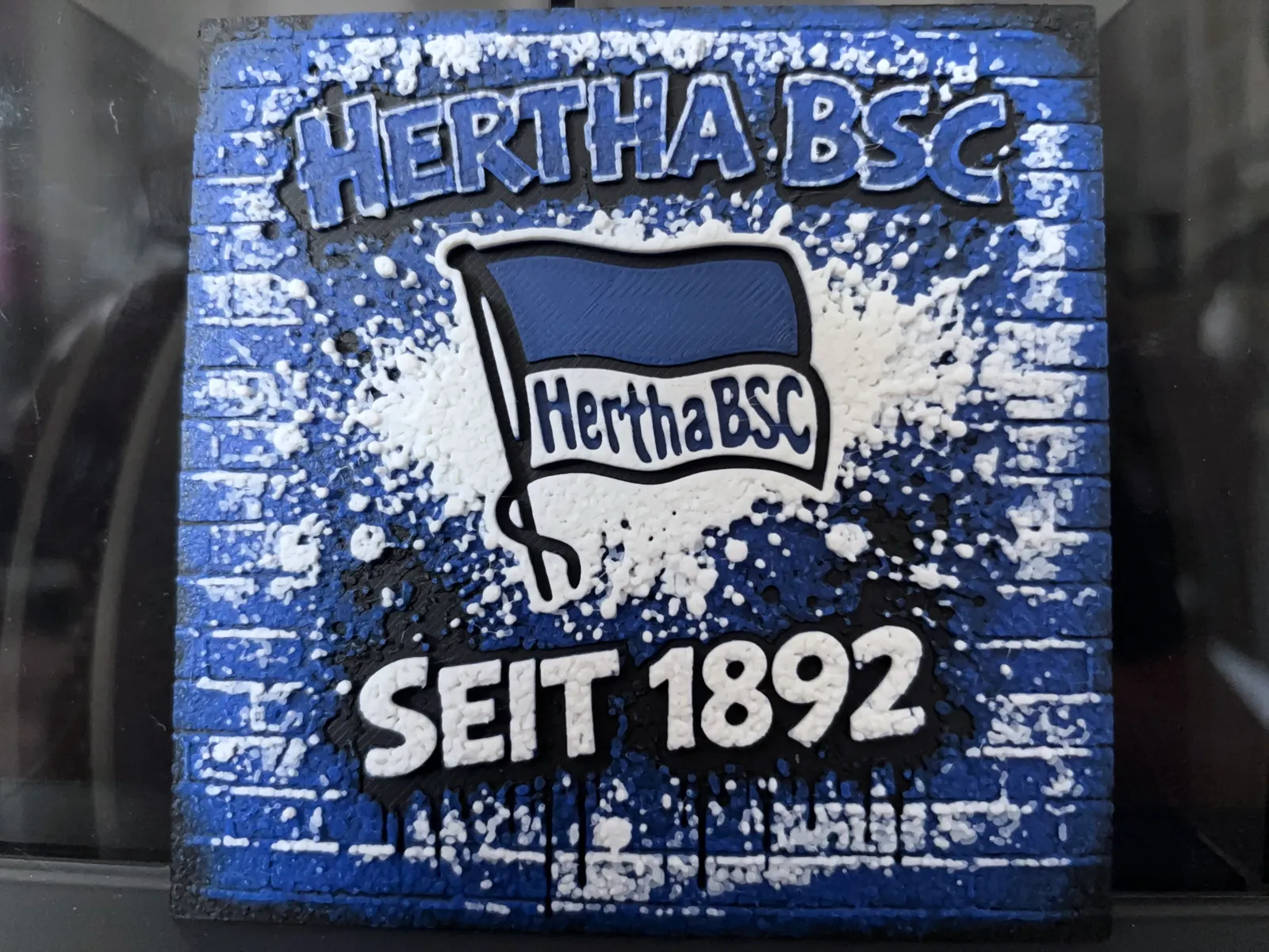 Hertha BSC Graffiti Berlin Hueforge