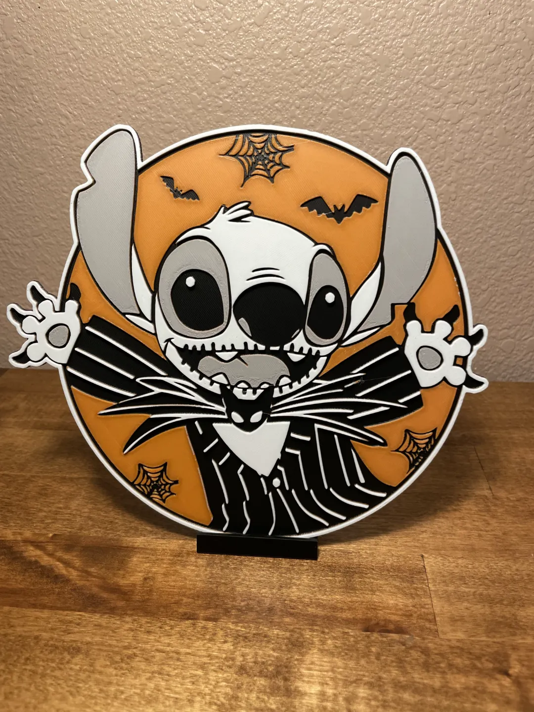 Hueforge - Halloween - Stitch as Jack Skellington