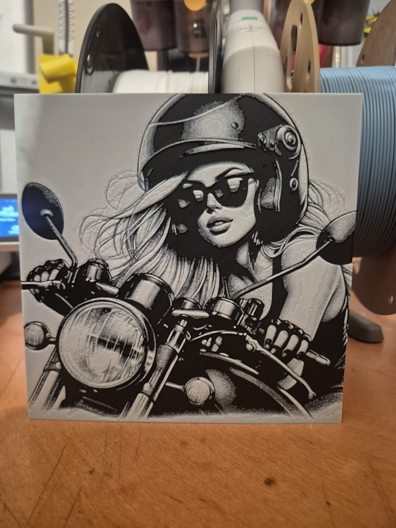 beauty and the bike hueforge
