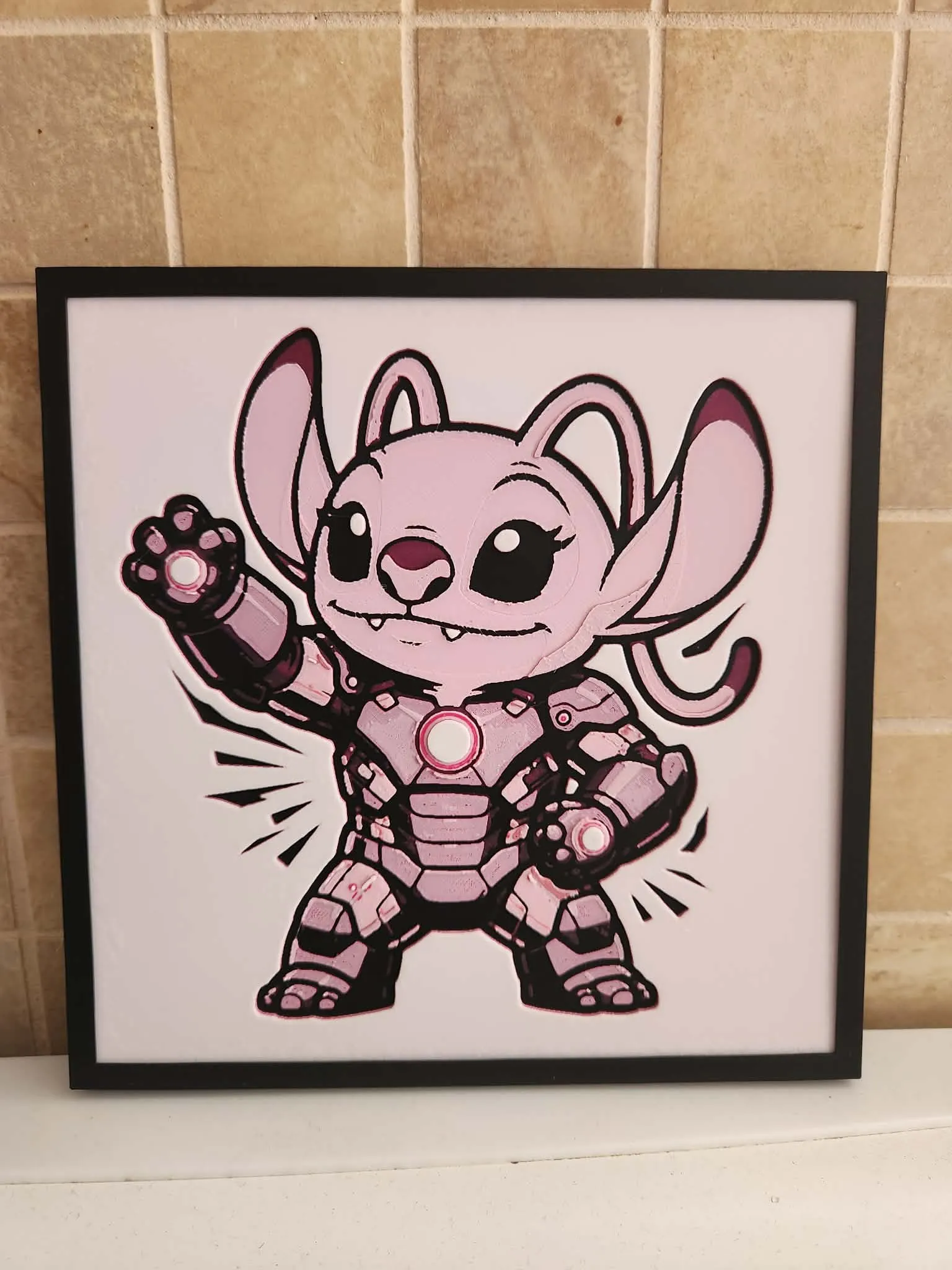 Angel as Iron Man - Pink Version
