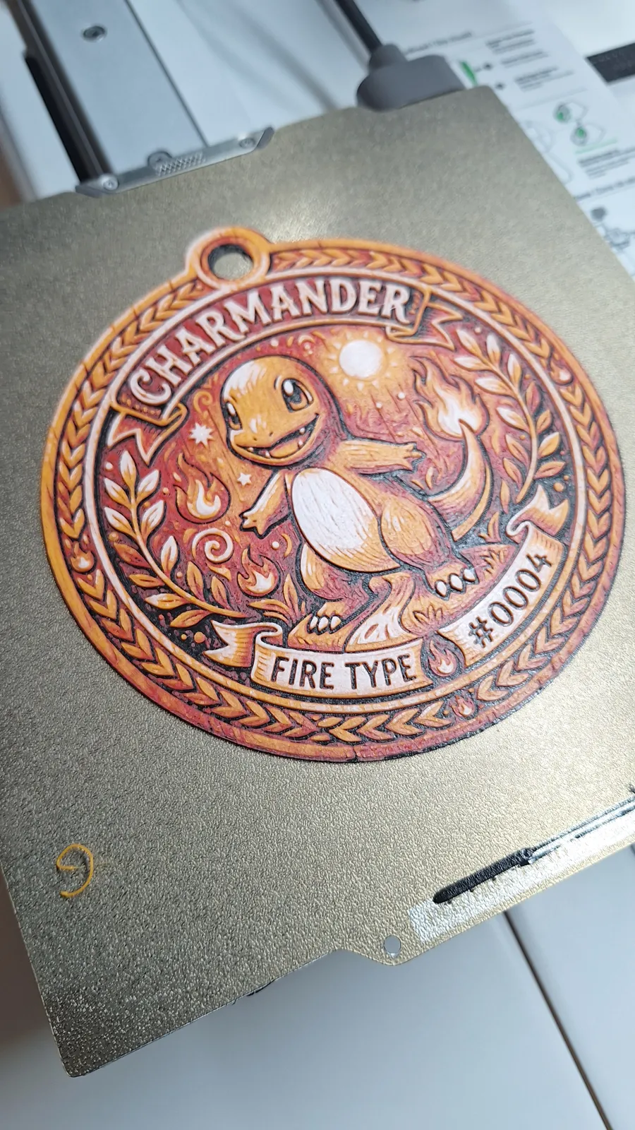 Pokemon - Charmander Medallion - 4 Colour