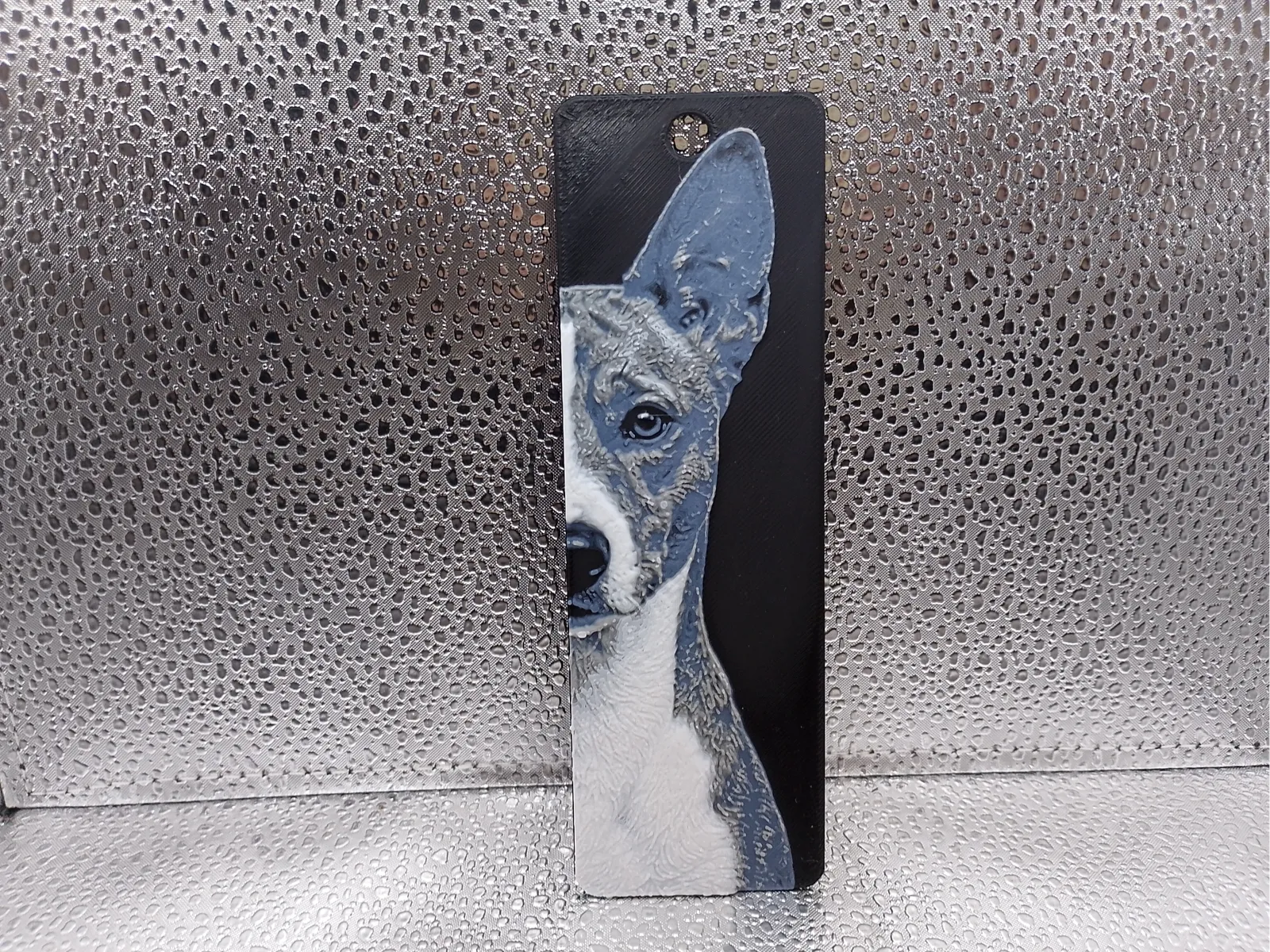 Basenji Bookmark – Hueforge