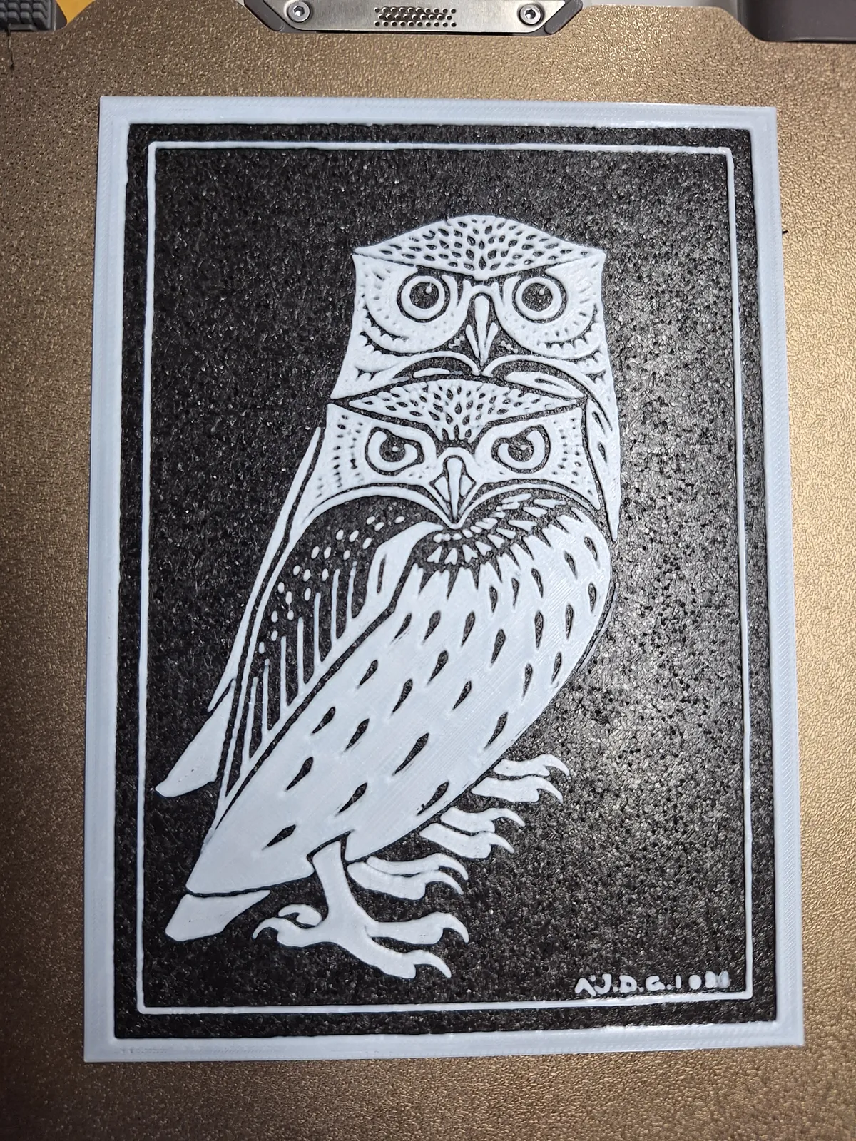 Two Owls - Hueforge / 2D Art