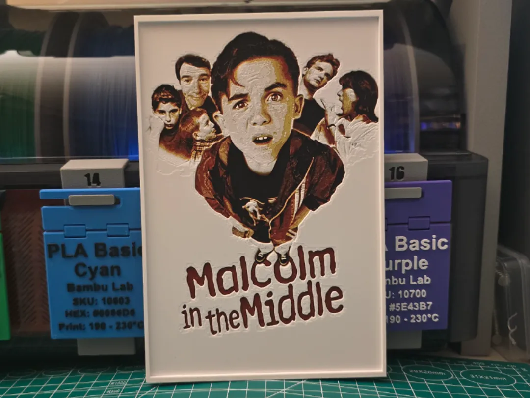 Malcolm in the Middle Poster - Hueforge Art