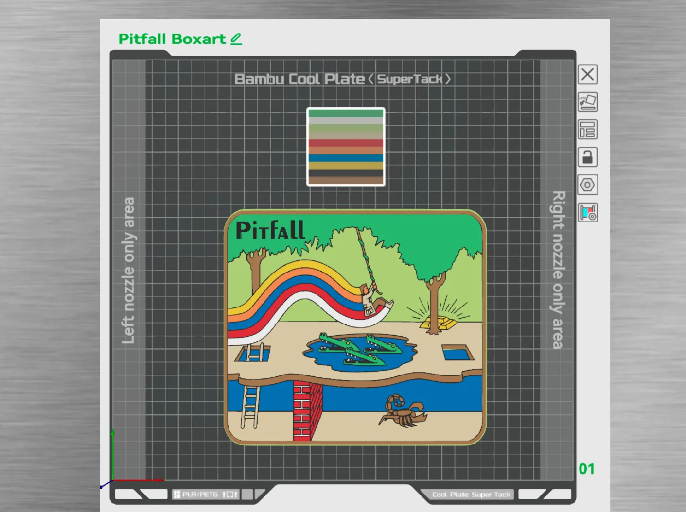 Retro game-Pitfall Box Art
