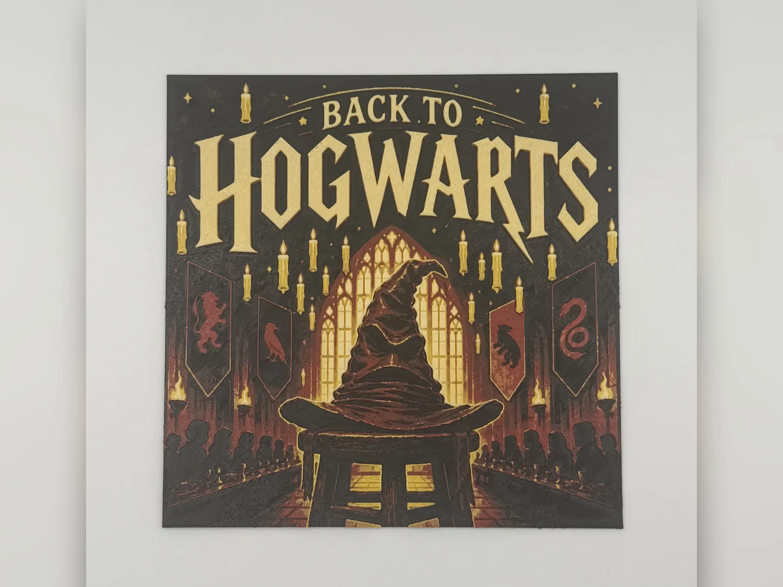 Back to Hogwarts Great Hall HueForge Print