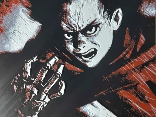 Tetsuo (from Akira) Chroma Canvas / Hueforge