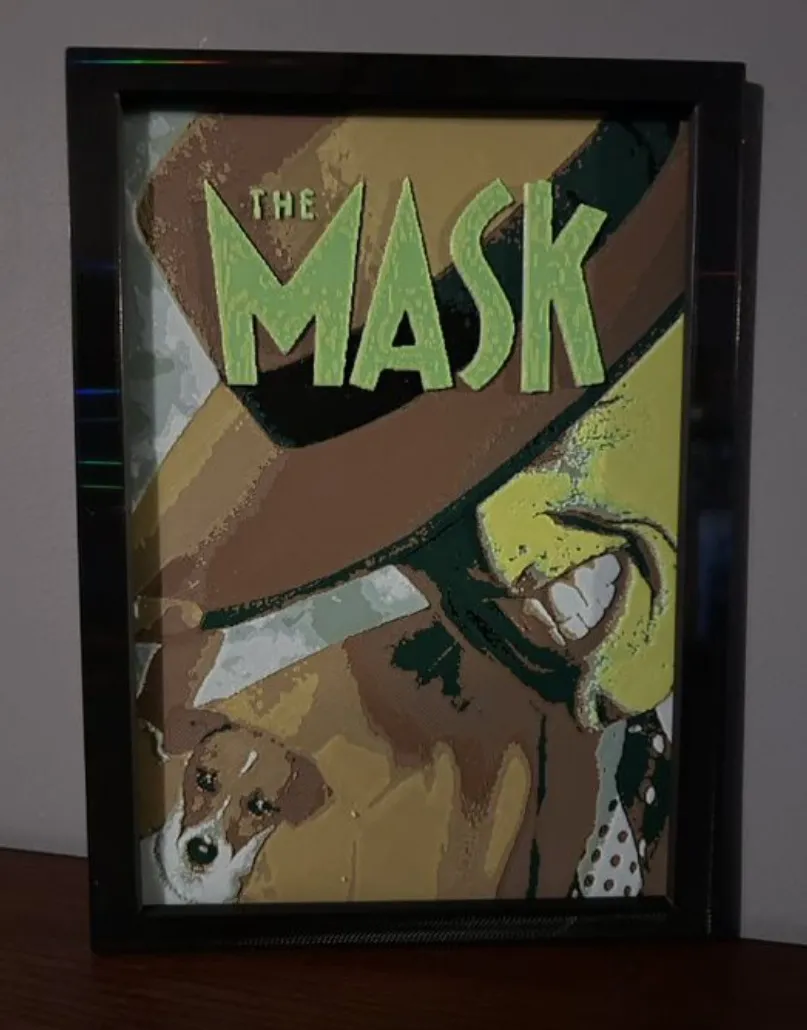 Hueforge Movie Poster -The Mask -