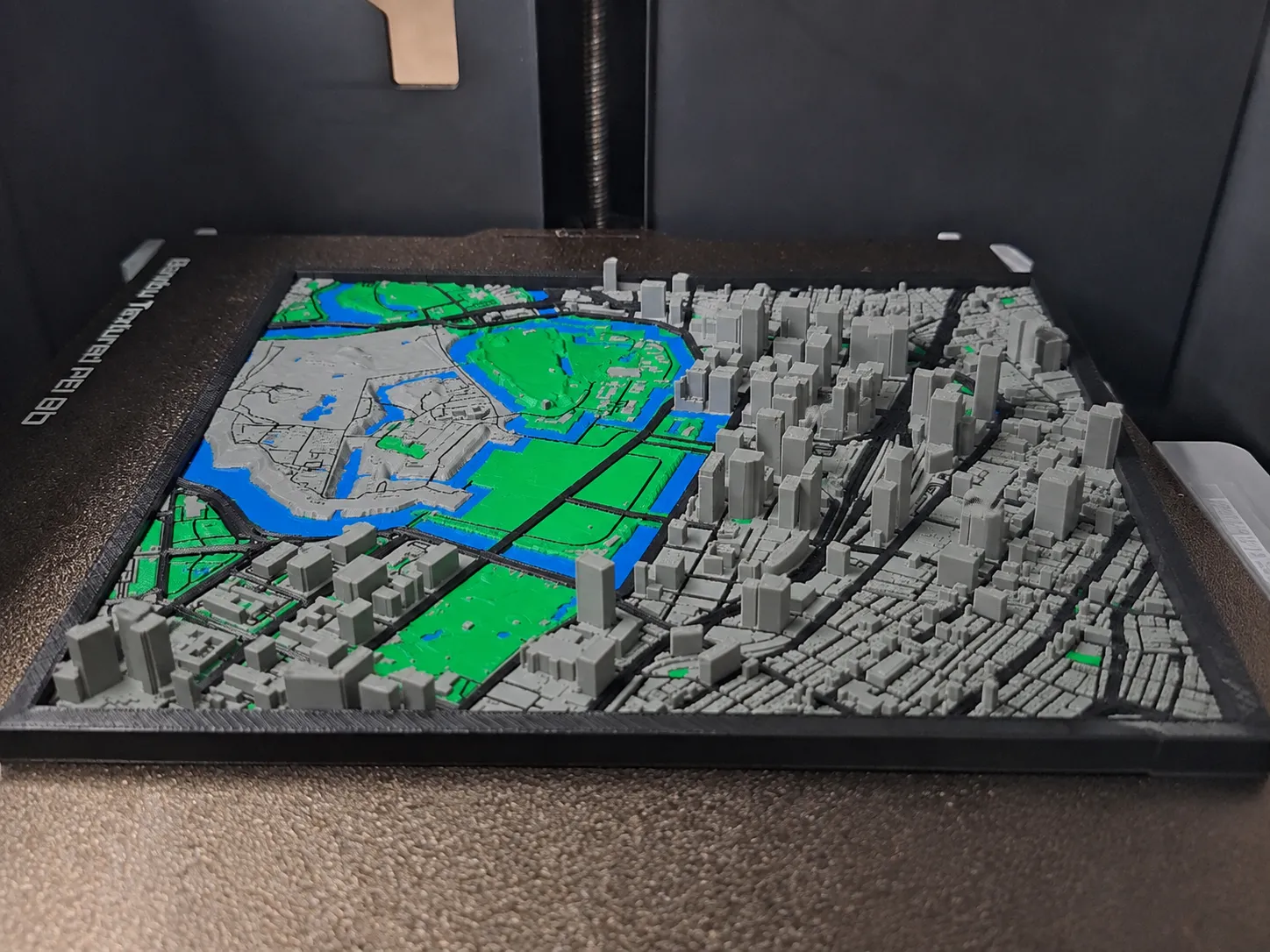 3D City Map of Tokio, Miniature City Map